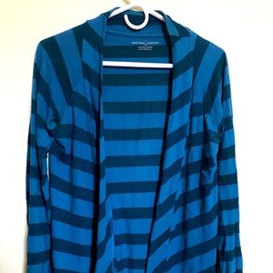 NY & Co. light cardigan. Blue, Small, Stripes.